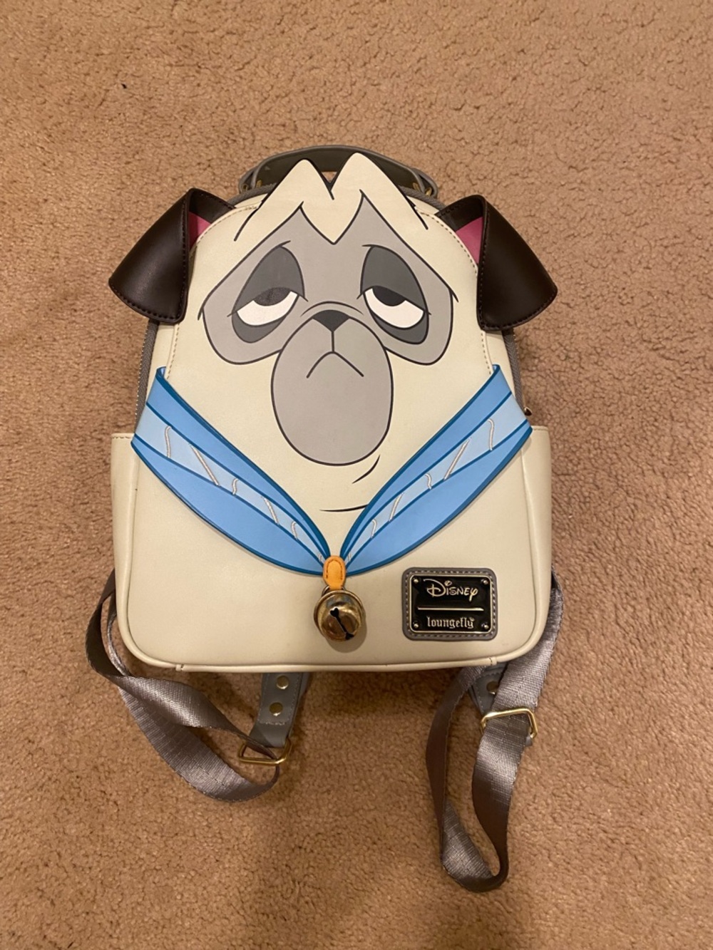 Disney Loungefly Percy Pocahontas Pug Dog Backpack